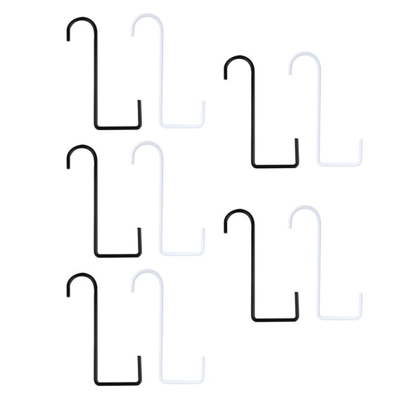 KONTONTY 10Pcs Multipurpose Steel Plant Holder Hooks for Garden and Bird Feeder Use