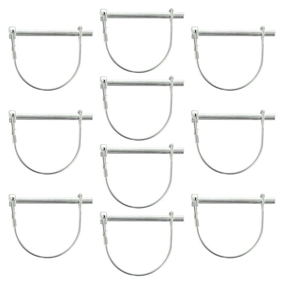 KONTONTY 10Pcs Hitch Pin Lock for Industrial Use Trailers Carbon Steel 7.7X6Cm