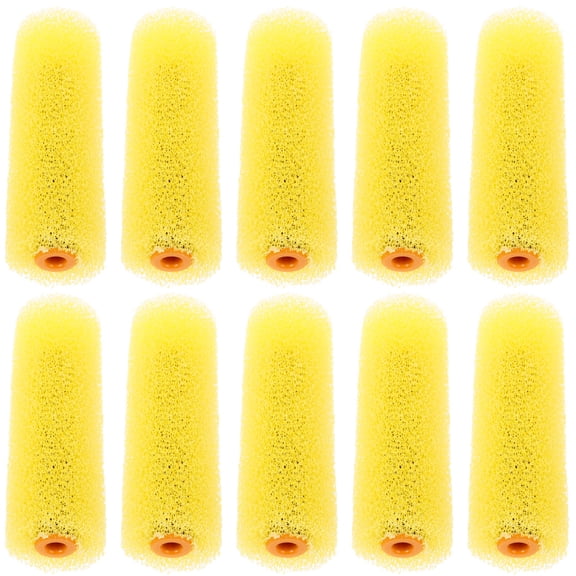 KONTONTY Replacement Paint Roller Sleeves Multi-Color for Large Surfaces 10Pcs