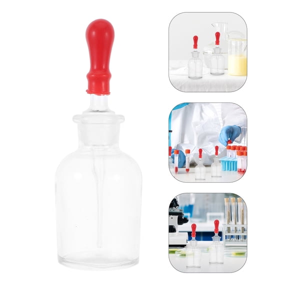 KONTONTY 10pcs 60 ml Transparent Glass Dropper Bottles for Essential Oils Small Clear Bottles with Dropper for Travel Oil