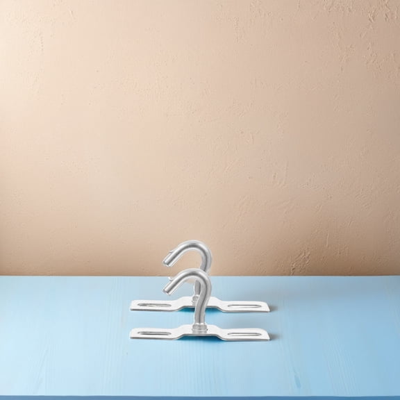 KONTONTY 10pcs Swag Hook Ceiling Hooks Galvanized Iron Silver For Indoor Use Homeowners