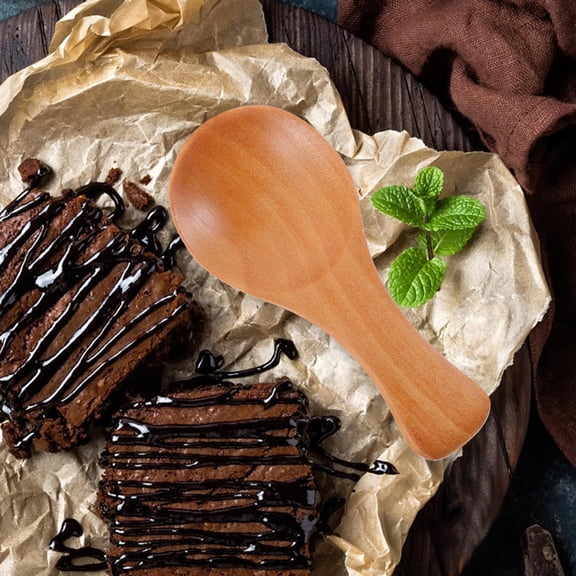 KONTONTY Kontonty Compact Tea Spoons, Light Brown, Multi-Function, Perfect for Condiments and Seasonings