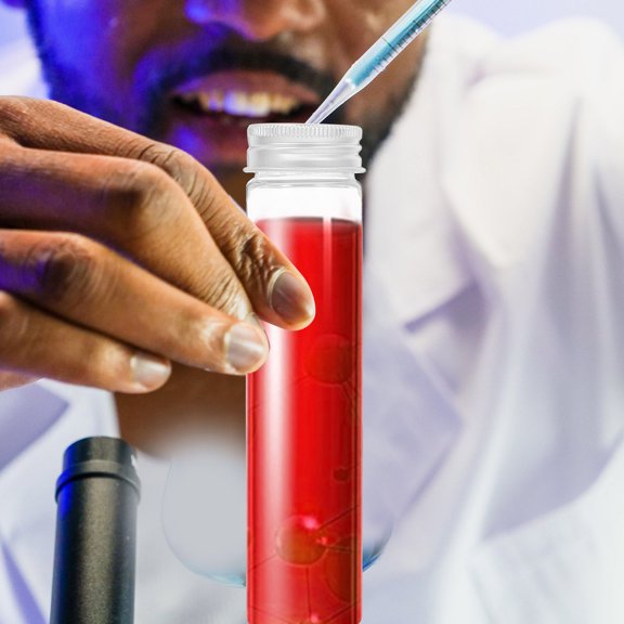 KONTONTY 16Pcs Small Transparent Plastic Vials with Leak Proof Screw Caps for Storage