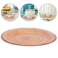 thumbnail image 1 of KONTONTY 16pcs Simulated Wood Grain Plates Rustic Simulated Wood Slice Plate Farmhouse Round Disposable Dinner Dish For Family Gatherings Woodland Birthday Party Supplies, 1 of 8
