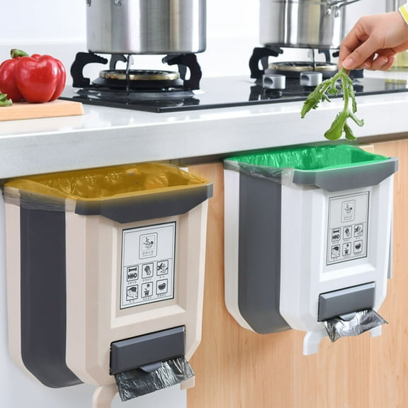 KONTONTY Kitchen Scrap Bin Plastic Garbage Collection 1PC