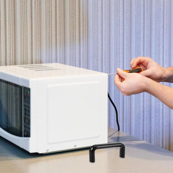 KONTONTY 1Pack Black Plastic Handle for Industrial Environments and Oven Door Replacement