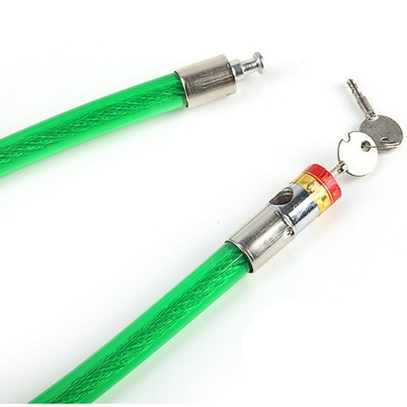 KONTONTY 1Pack Heavy Duty Cable Lock for Bicycles and Grills with Braided Cable