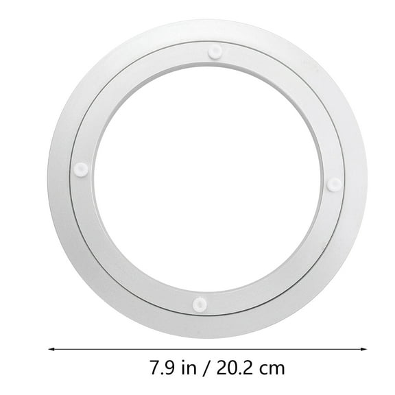 KONTONTY 1Pack Turntable Bearing 20.2X20.2X2CM 360 Degree Rotating For Clay Sculpture Baking