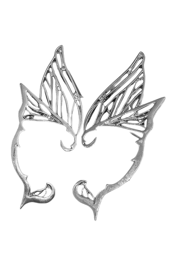 1Pair Ear Cuff Earrings Butterfly Wing Design Non Piercing Ear Wrap Jewelry