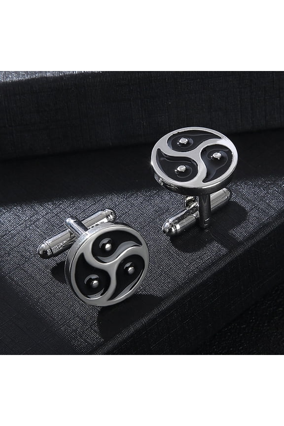 1 Pair Cufflinks Dual Ends Pair Cuff Links Alloy for Mens Concerts
