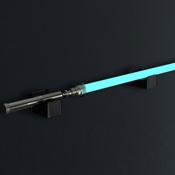 KONTONTY ABS Black Wall Mounted Sword and Baseball Bat Holder for Home Storage