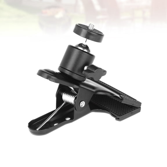 KONTONTY 1Pc Abs Camera Mount Clip for Indoor and Outdoor Use in Black