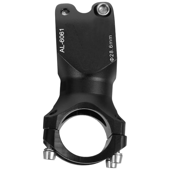 KONTONTY 1Pc Easy Install Mountain Bike Stem Riser with Anodized Black Finish and Strong Build