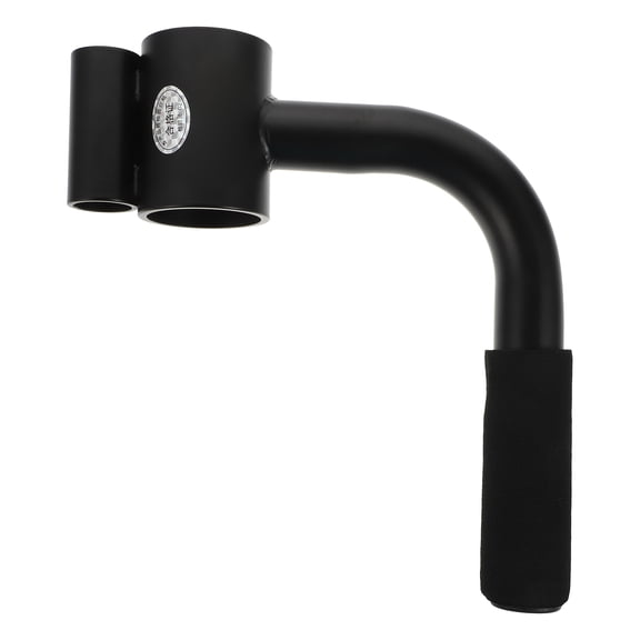 KONTONTY 1Pc Portable Barbell Attachment for Back Training and Workout Use Black
