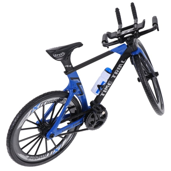 KONTONTY 1Pc Blue Simulation Bike Ornament Ideal for Room and Tabletop Decoration Display