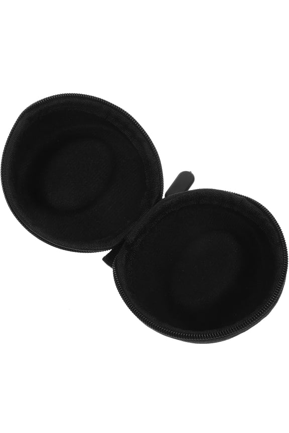 1Pc Business Trip Black Watch Box with Protective Eva Shell and Soft Fleece Interior