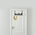 thumbnail image 1 of KONTONTY 1Pc Black Behind Door Storage Hanger No Drilling Room Sundries Organizer Hook, 1 of 8