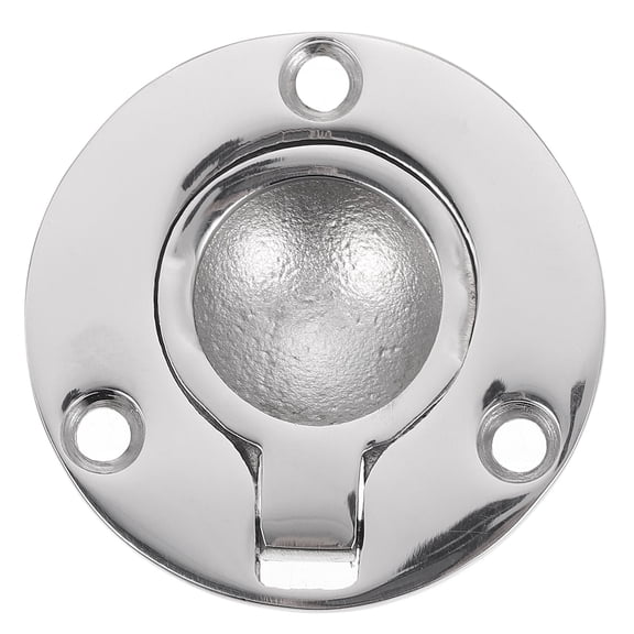 KONTONTY 1Pc Kayak Deck Handle Silver Round Grip with Smooth Surface for Boat Use