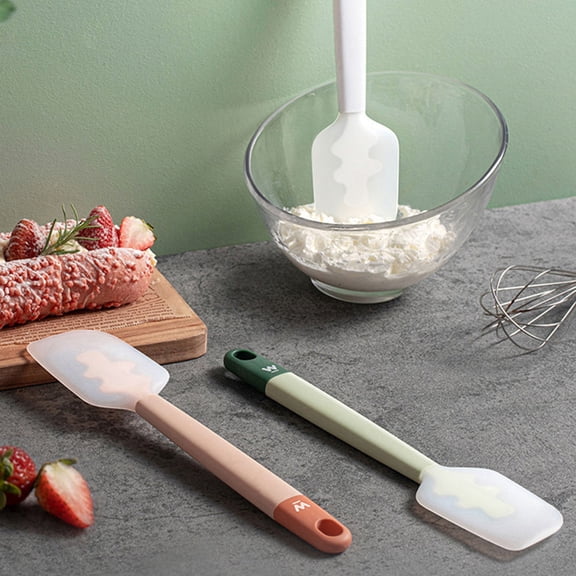 KONTONTY 1Pc Space Saving Pink Silicone Baking ula with Hanging Feature for Kitchen