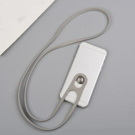 KONTONTY 1Pc Simple Rope Lanyard Made of Silicone Perfect for Men and Women on the Go