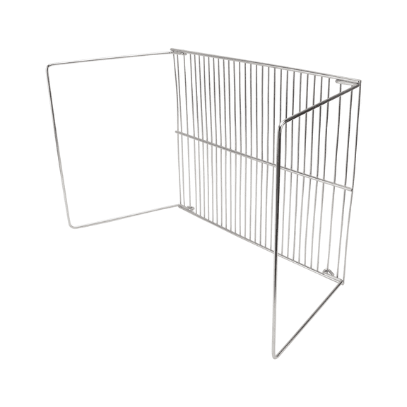 KONTONTY Grill Rack for Outdoor Grill Silver Stainless Steel 1Pack