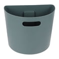thumbnail image 1 of KONTONTY Green Plastic Indoor Semicircular Trash Can, Kitchen Waste Bin, 1 Piece, 1 of 8