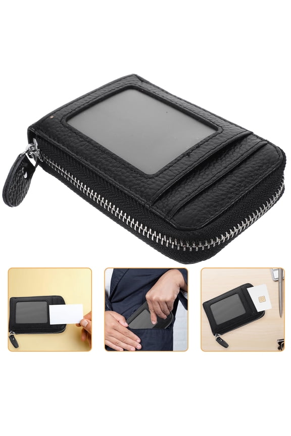 1Pcs Credit Case Organizer Holder Mini Multiple Pockets Clamshell Multi-Holder Wallet