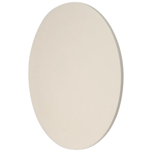 KONTONTY 1Pc White Cordierite Pizza Stone Heat Resistant Baking Tool for Home