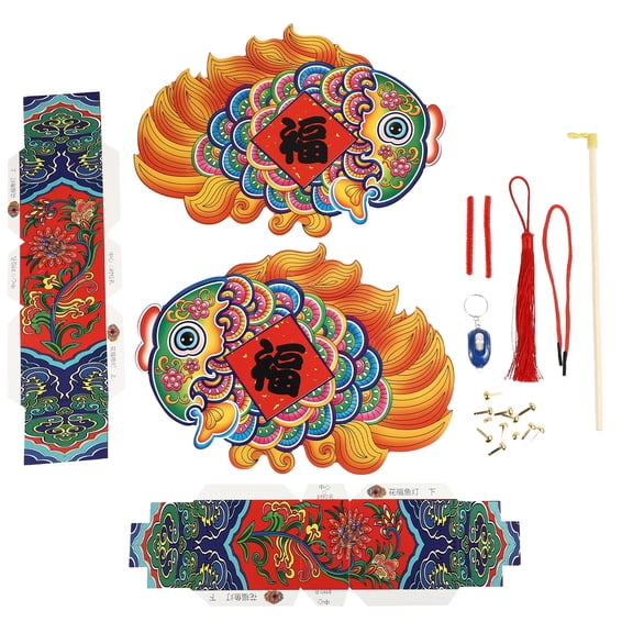 KONTONTY Mini Paper Lanterns 1 Piece Assorted Colors Decorative Holiday Lanterns for Mid-Autumn Festival