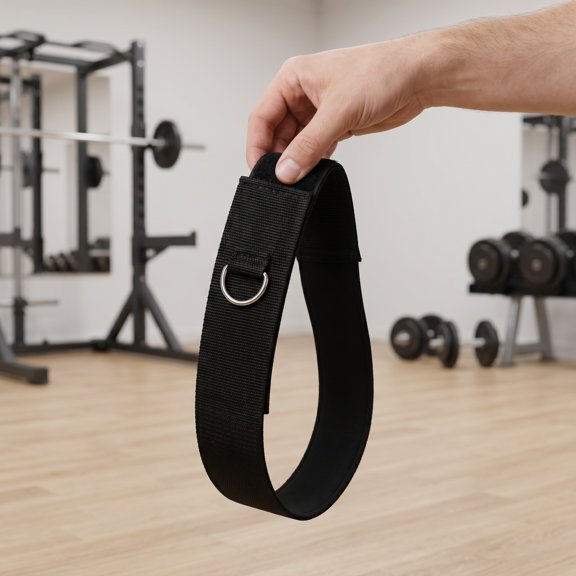 KONTONTY 1Set Black Adjustable Thigh Resistance Workout Bands for Targeted Quadriceps Activation and Control