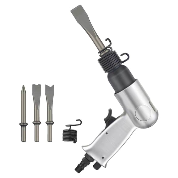 KONTONTY 1Set Durable Aluminum Alloy Air Hammer for Mechanic Tools with Deburring and Rust Removing Features