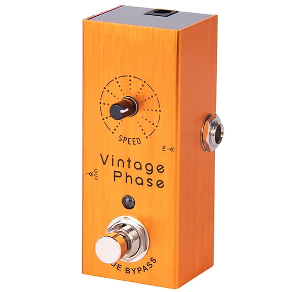 KONTONTY 1Set High Reliability Orange Guitar Effect Processor with True Bypass and Precise Sound Control