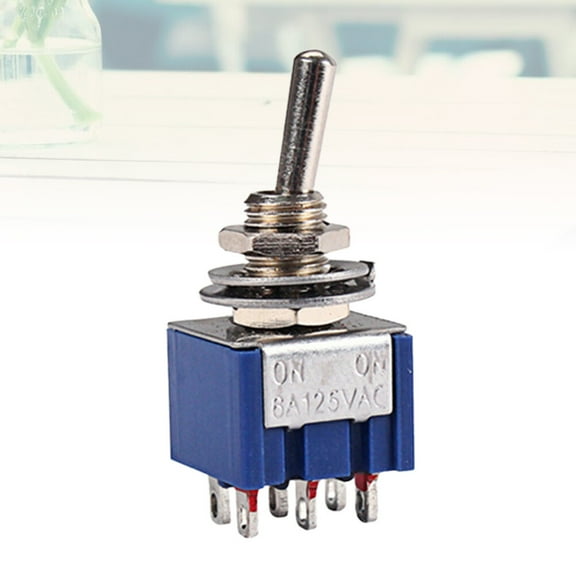 KONTONTY 1Set Rectangular Metal Toggle Switch Perfect for Switching Lights or Motors in Industrial Settings