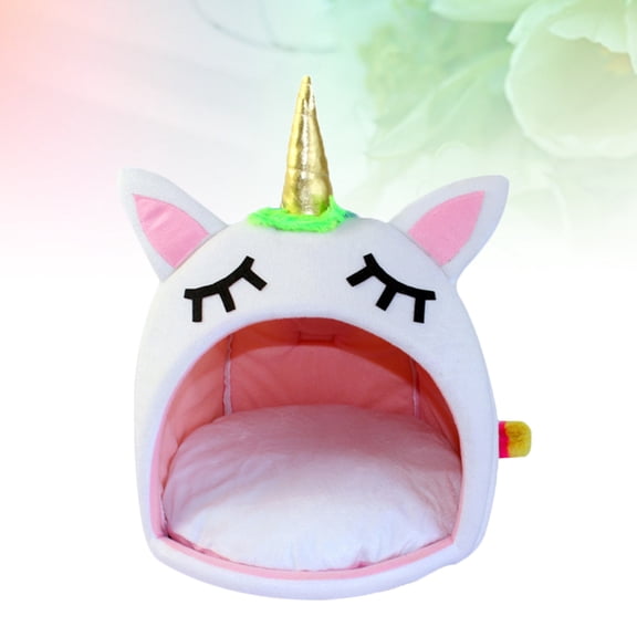 KONTONTY Soft Small Dog Bed Cloth Set for Indoor Use, Multi-Color Pet Supplies, Comfortable and