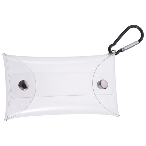 KONTONTY 1Set Transparent Coin Purse Clear Wallet Small Portable Storage Bag Back to School