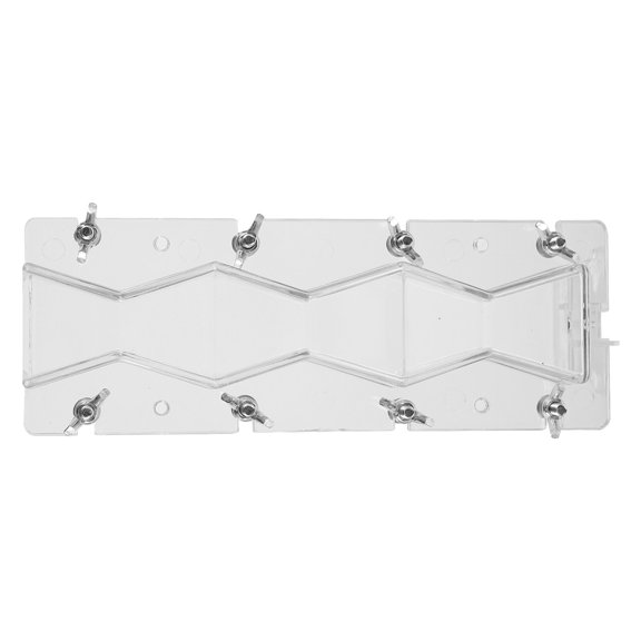 KONTONTY 1Pc Plastic Casting Mold for Handmade Candle Making with Unique Geometric Design