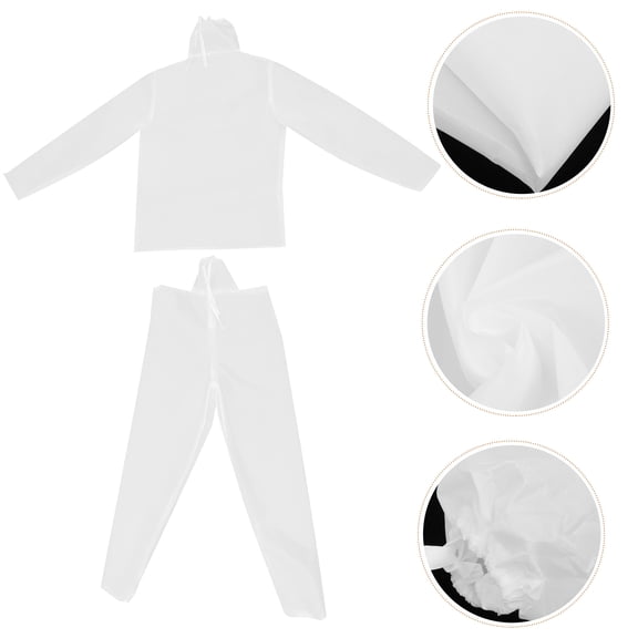 KONTONTY 1Set White Polyester Clothes Drying Airbag for Quick Drying and Space Saving Storage Solution
