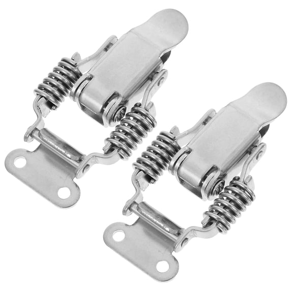 KONTONTY Spring Loaded Toggle Locks Durable Stainless Steel for Home 2Pairs