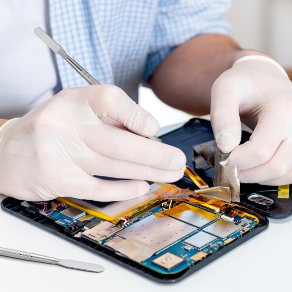 KONTONTY 2Pcs Stainless Steel Metal Spudger Tool Double End Pry Bar for Phone Laptop Repair