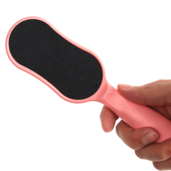 KONTONTY 2 Pcs Rub The Foot Stone Smooth Side Foot File Hard Skin Remover Pink