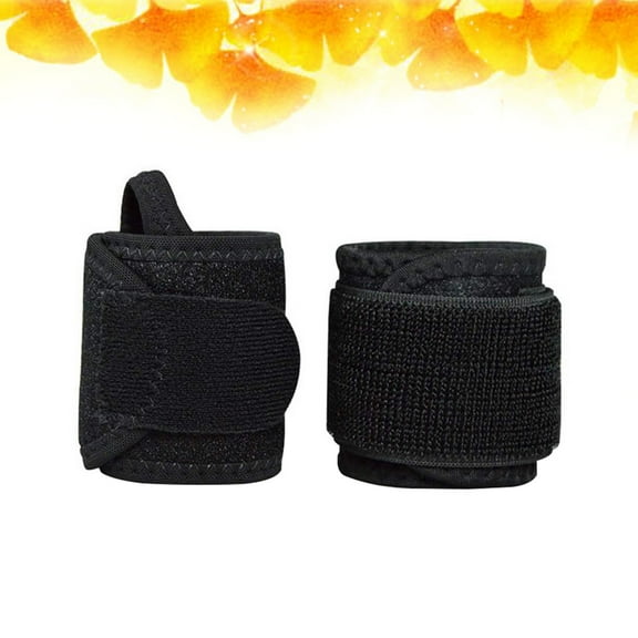 KONTONTY 2 Pcs Sports Wristband Adjustable Strap Yoga Support Fitness