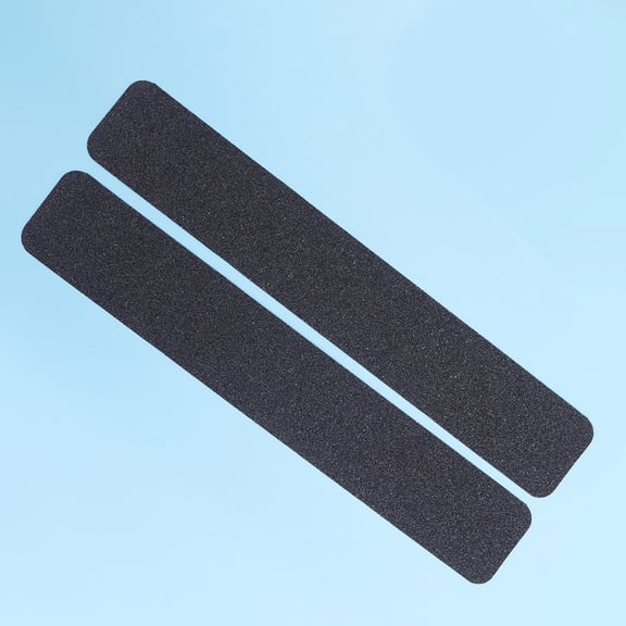 KONTONTY Floor Stickers Peel and Stick Anti Slip Black Pet Material Indoor Use for Bathroom Kitchen