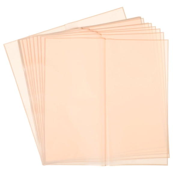 KONTONTY Beige Flower Bouquet Paper Wrap Waterproof Plated Gold Jelly Film Ideal for Craft and Packaging