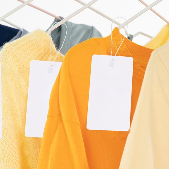 KONTONTY 2000Pcs White Tag Tie Fastener for Shop Clothes Label Security Cord Clasp Snap Lock