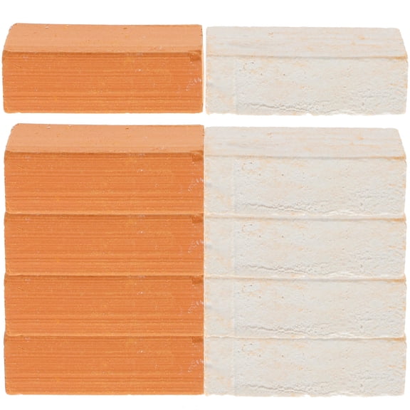 KONTONTY 20Pcs Assorted Color Simulation Bricks for DIY Small Brick Models and Decorative Furniture