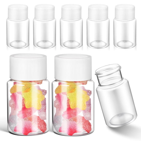 KONTONTY 20pcs Portable Bottles Small Bottles for Liquids Leakproof Travel Storage