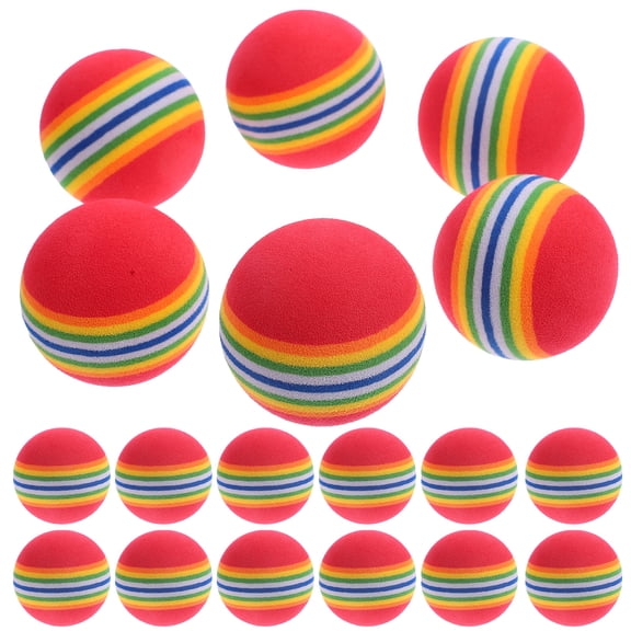 KONTONTY 20Pcs Soft Eva Golf Balls Lightweight Training Balls for Indoor Golf Practice