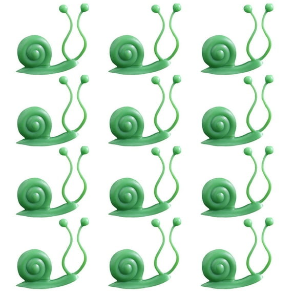 KONTONTY 20- Plastic Wall Plant Holder Clips for Securing Vines and Indoor Wall Decoration