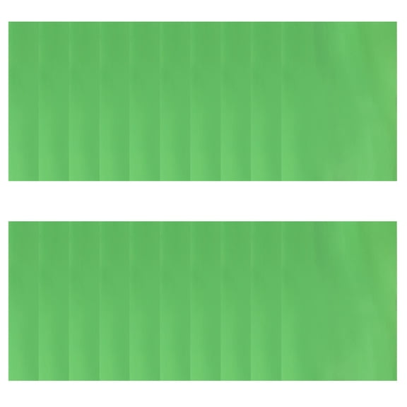 KONTONTY 20Sheets Reflective Green Foil Cardstock for Card Making and Craft Decor