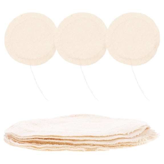 KONTONTY hand coffee filter Coffee Syphon Cloth Filter Cotton Coffee Filtering Coffee Bar Use 20Pcs